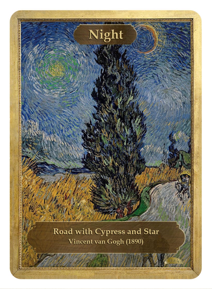 Day / Night Token by Vincent van Gogh