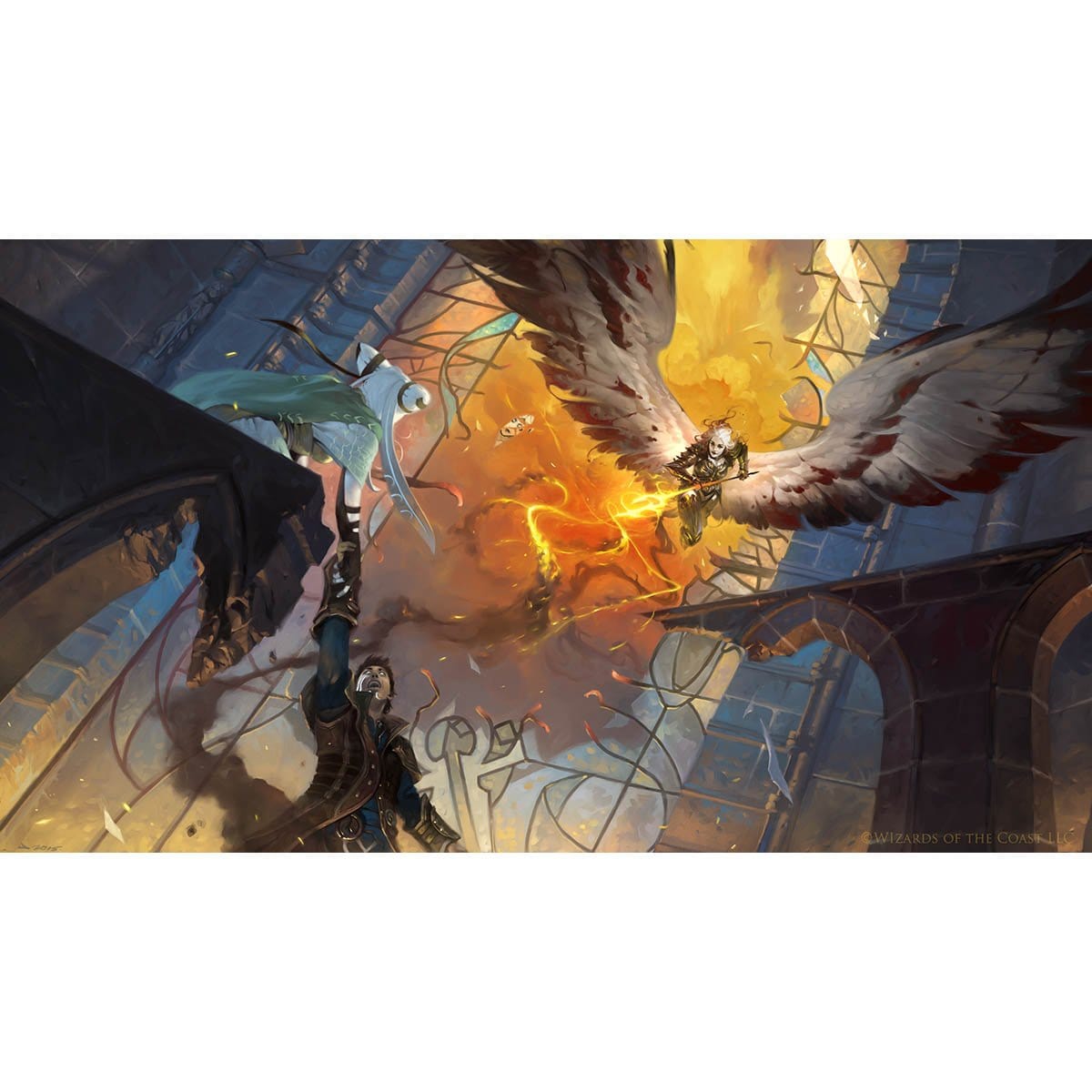 Avacyn&#39;s Judgement Print - Print - Original Magic Art - Accessories for Magic the Gathering and other card games