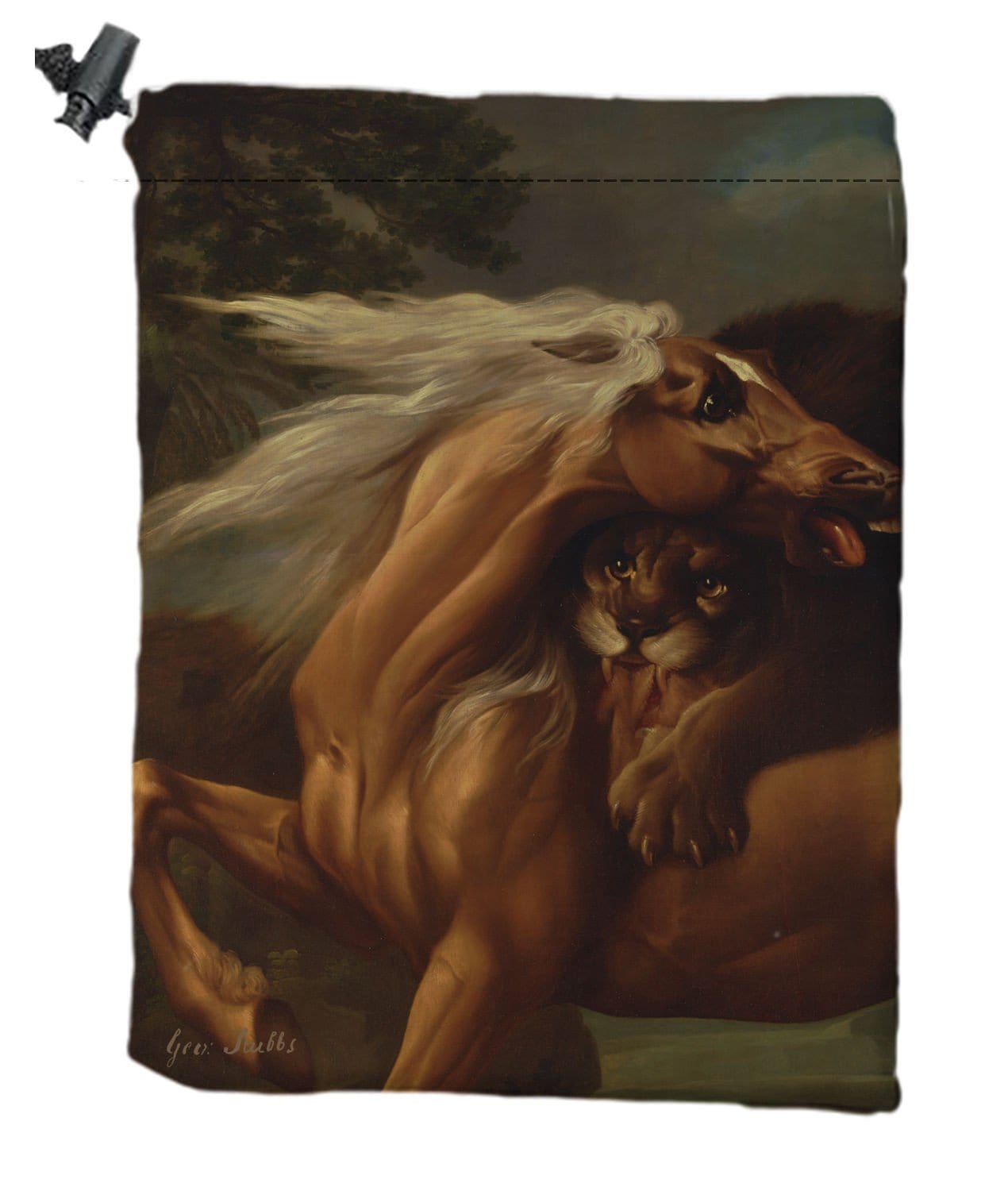 Carnivore Dice Bag by George Stubbs - Dice Bag - Original Magic Art - Accessories for Magic the Gathering and other card games