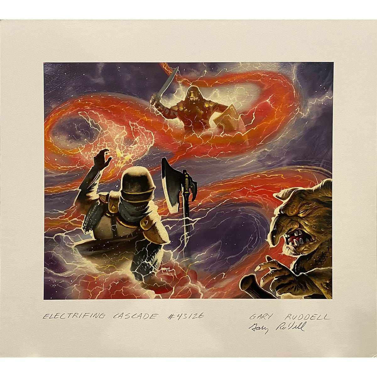 Chain of Plasma by Gary Ruddell - Painting - Original Magic Art - Accessories for Magic the Gathering and other card games