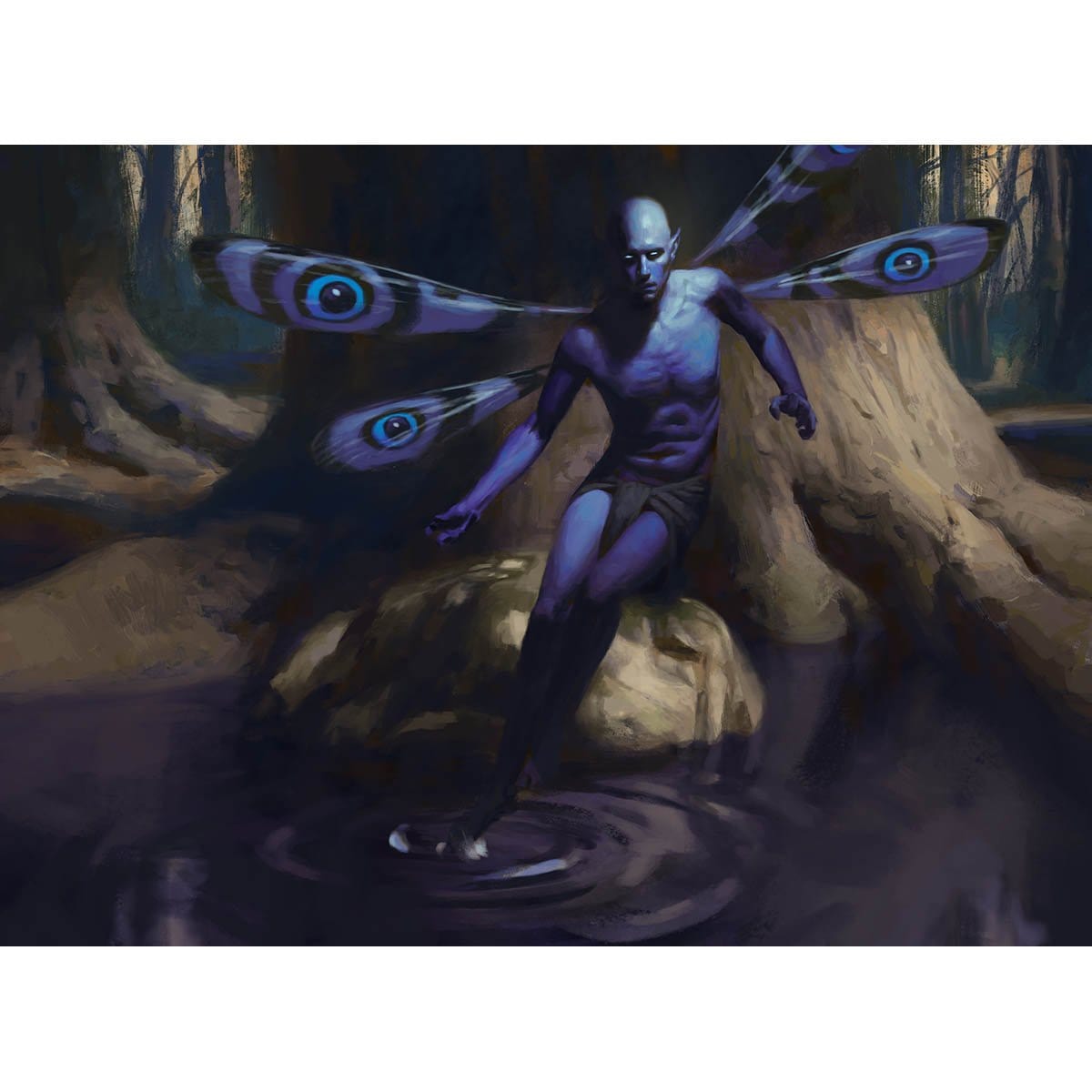 Faerie Seer Print - Print - Original Magic Art - Accessories for Magic the Gathering and other card games