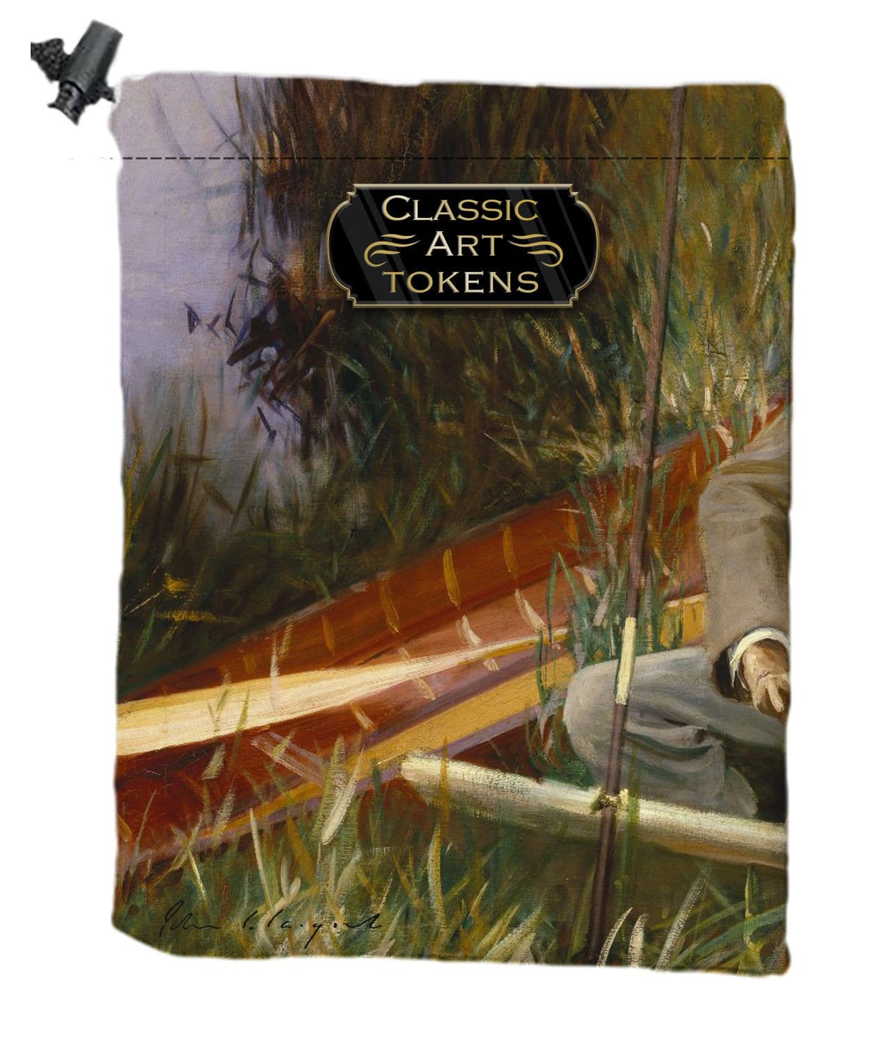 Copy Dice Bag by John Singer Sargent - Dice Bag - Original Magic Art - Accessories for Magic the Gathering and other card games