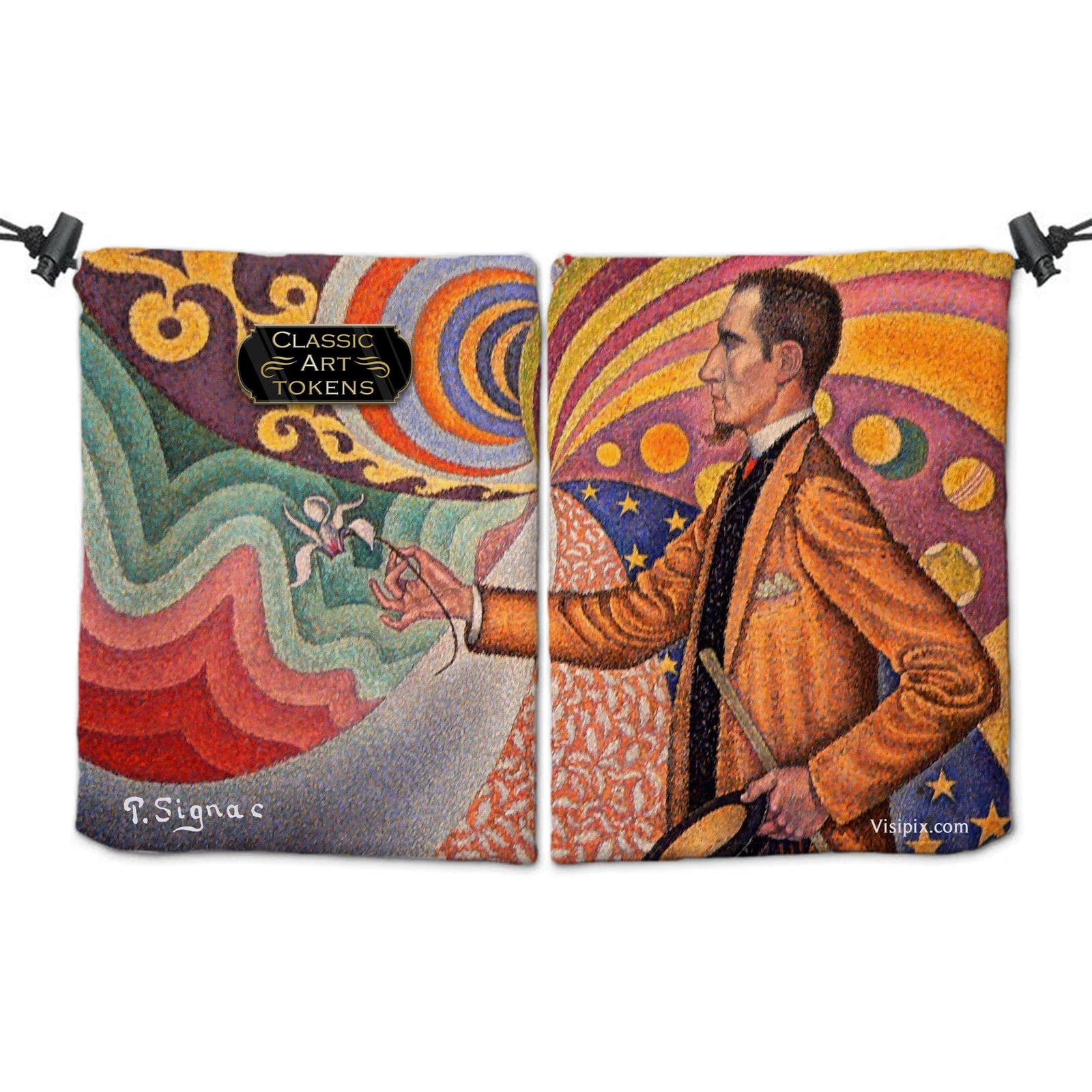 Manifest Dice Bag by Paul Signac - Dice Bag - Original Magic Art - Accessories for Magic the Gathering and other card games