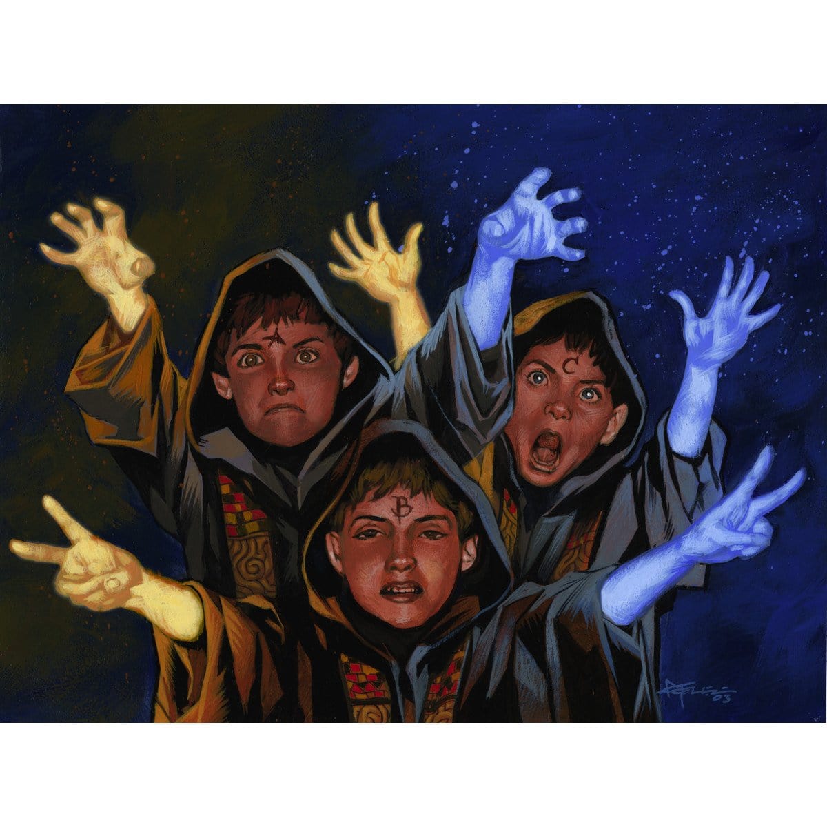 Meddling Kids Print - Print - Original Magic Art - Accessories for Magic the Gathering and other card games