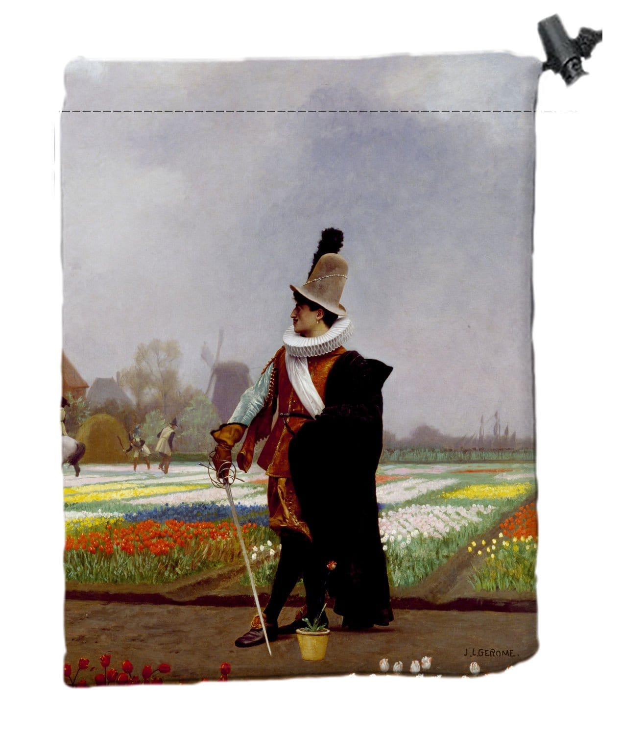 Soldier Dice Bag by Jean-Léon Gérôme - Dice Bag - Original Magic Art - Accessories for Magic the Gathering and other card games