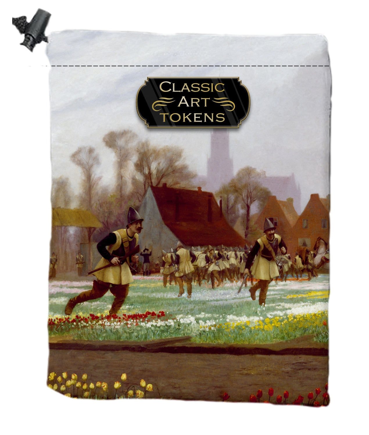 Soldier Dice Bag by Jean-Léon Gérôme - Dice Bag - Original Magic Art - Accessories for Magic the Gathering and other card games