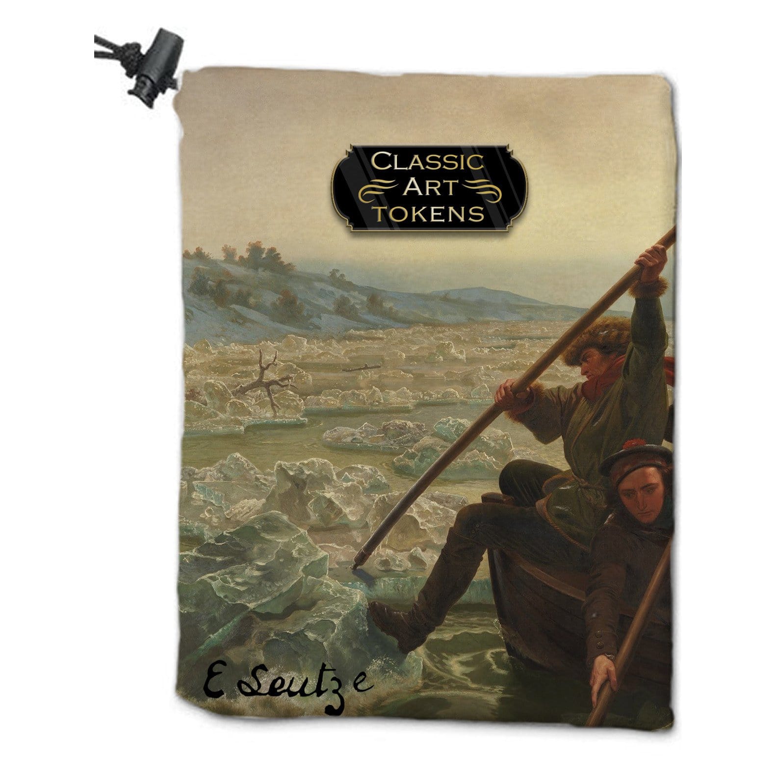 Soldier Dice Bag by Emanuel Leutze - Dice Bag - Original Magic Art - Accessories for Magic the Gathering and other card games