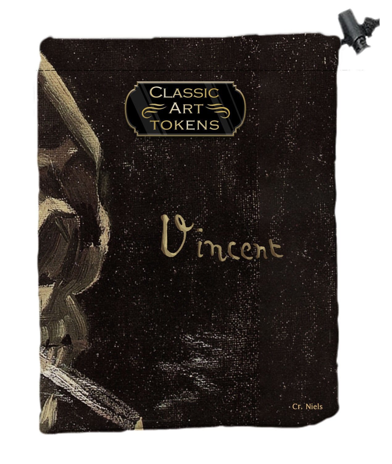 Zombie Dice Bag by Vincent van Gogh - Dice Bag - Original Magic Art - Accessories for Magic the Gathering and other card games