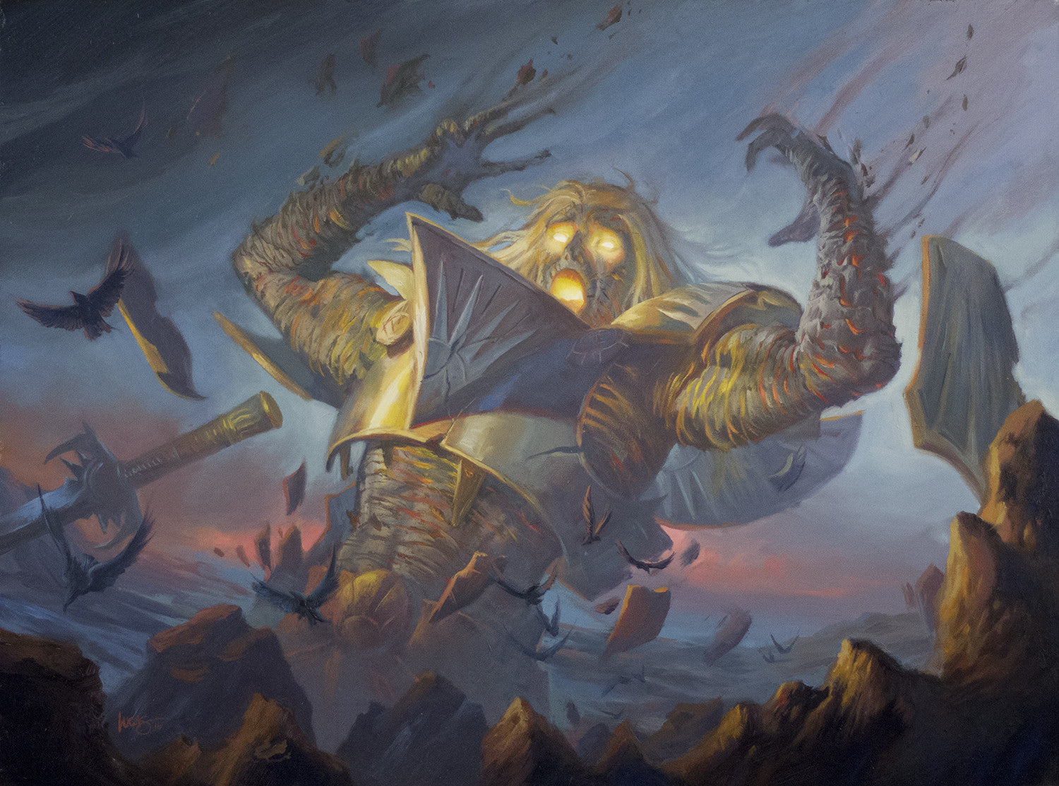 Art in Focus - Terminate by Lucas Graciano - Original Magic Art
