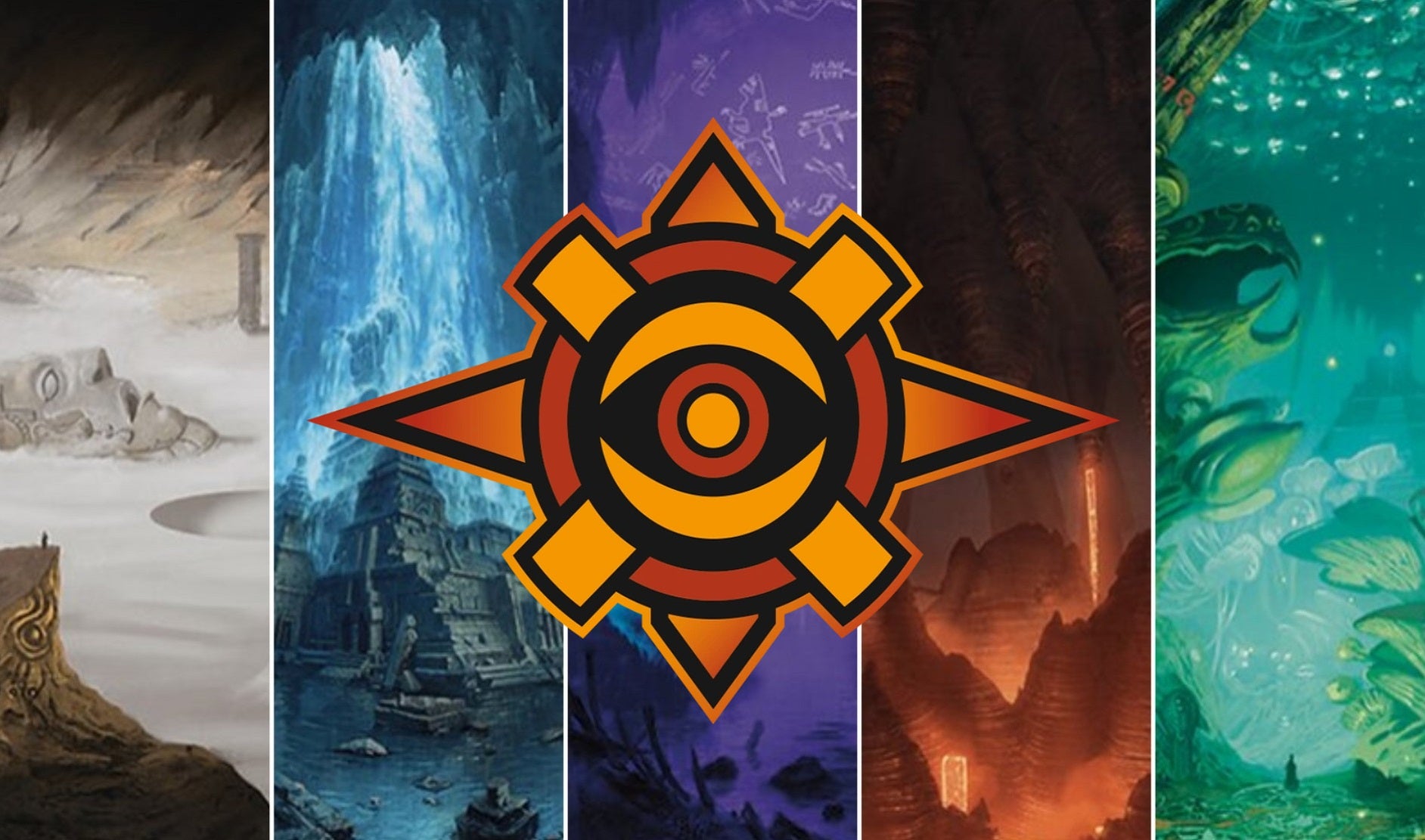 The Basic Lands of The Lost Caverns of Ixalan