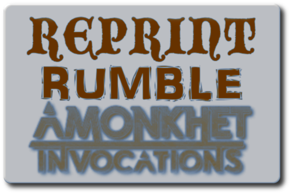 Reprint Rumble - Amonkhet Invocations - Original Magic Art
