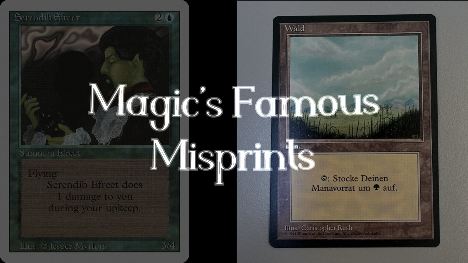 Magic's Most Famous Misprints