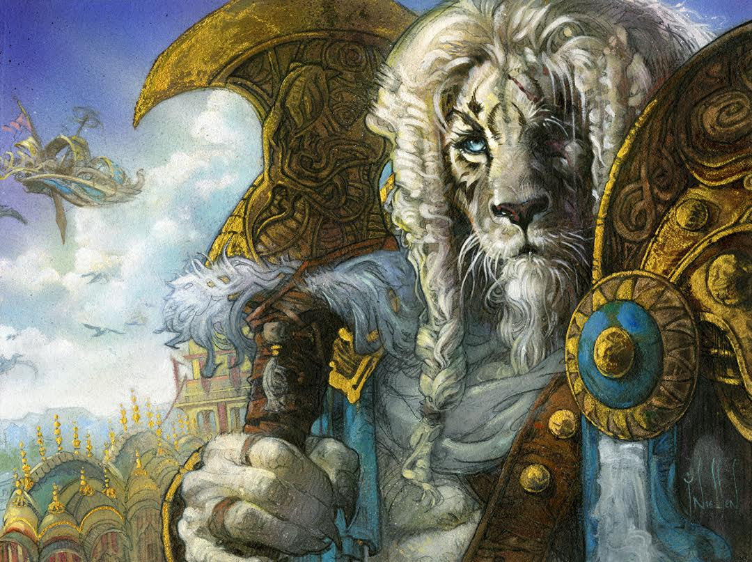 Art in Focus - Ajani's Aid by Terese Nielsen