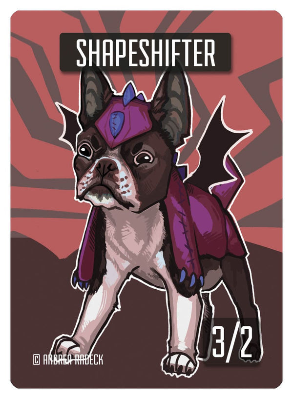 Shapeshifter Token (3/2) by Andrea Radeck - Original Magic Art