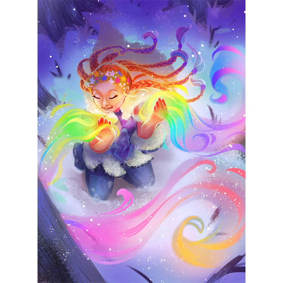 Esika, God of the Tree Print