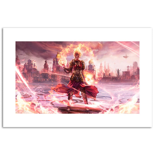 Chandra, Torch of Defiance Print (Limited Edition) - Original Magic Art