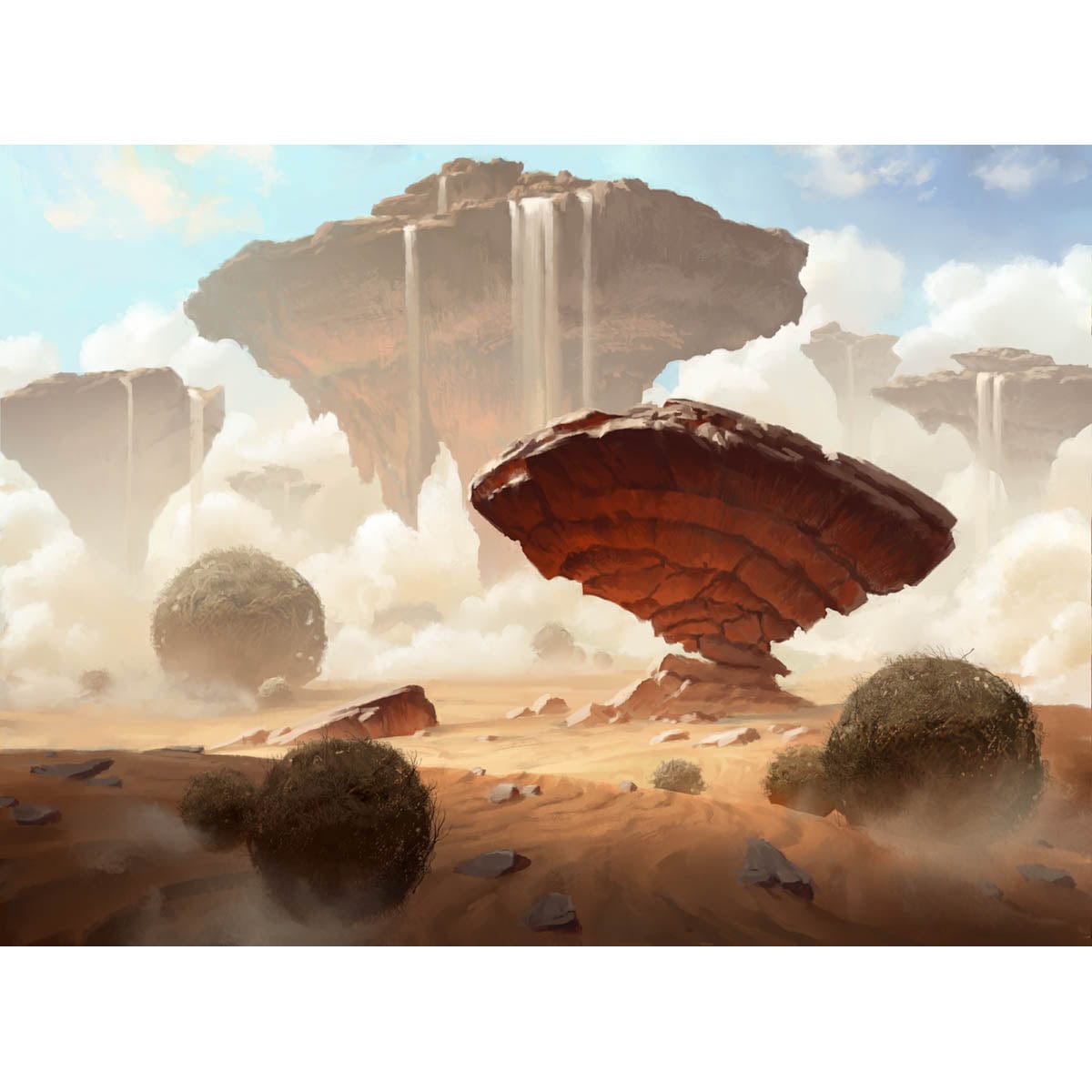 Abraded Bluffs Print