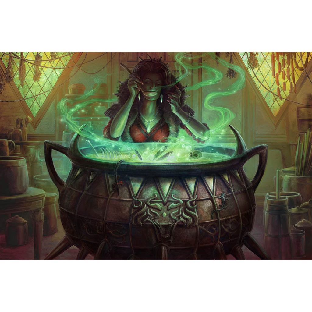 Agatha's Soul Cauldron Print - Original Magic Art