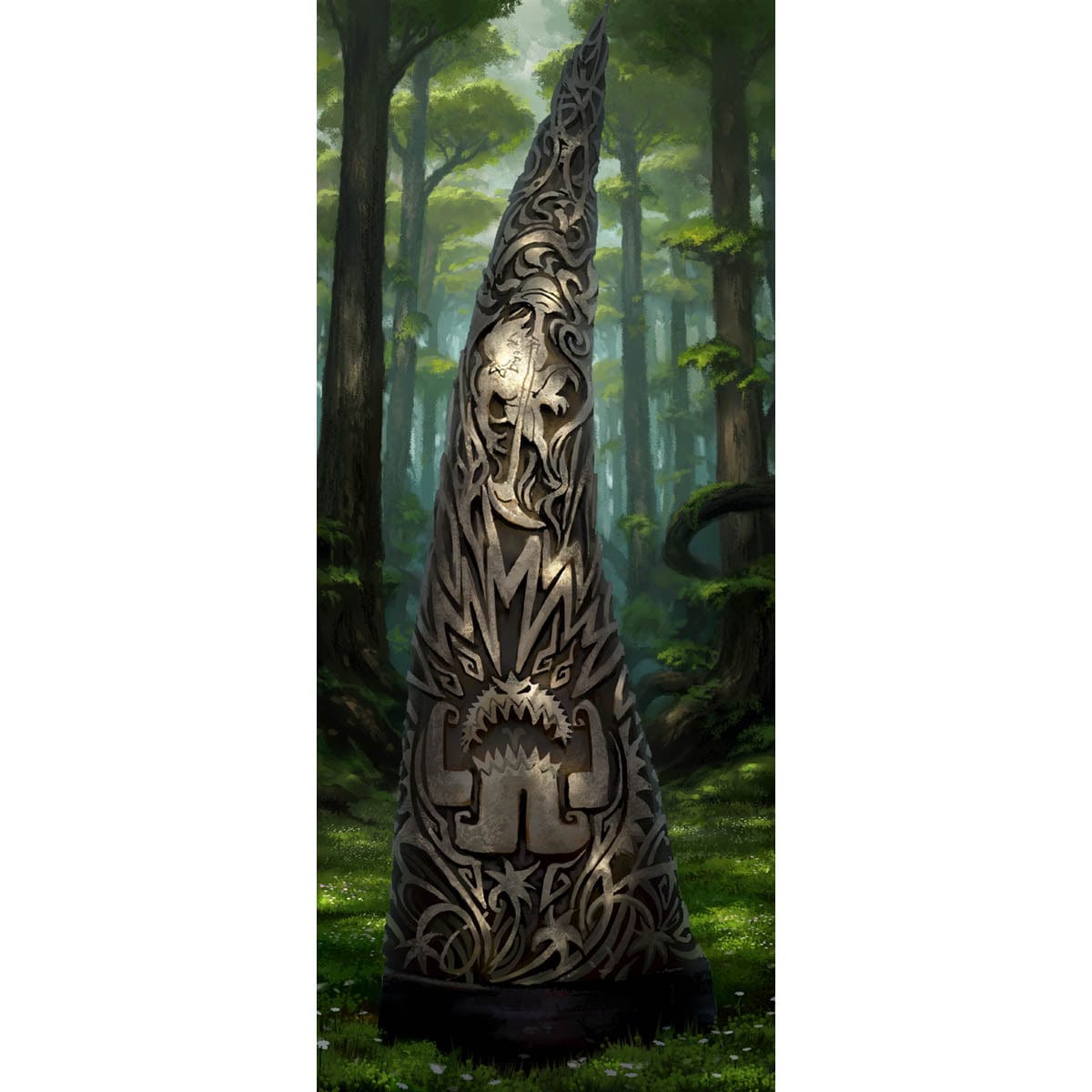 Ajani Fells the Godsire Print