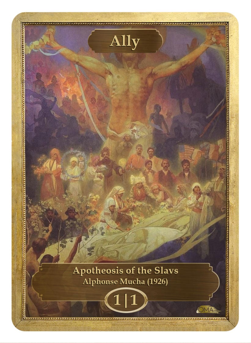 Ally Token (1/1) by Alphonse Mucha