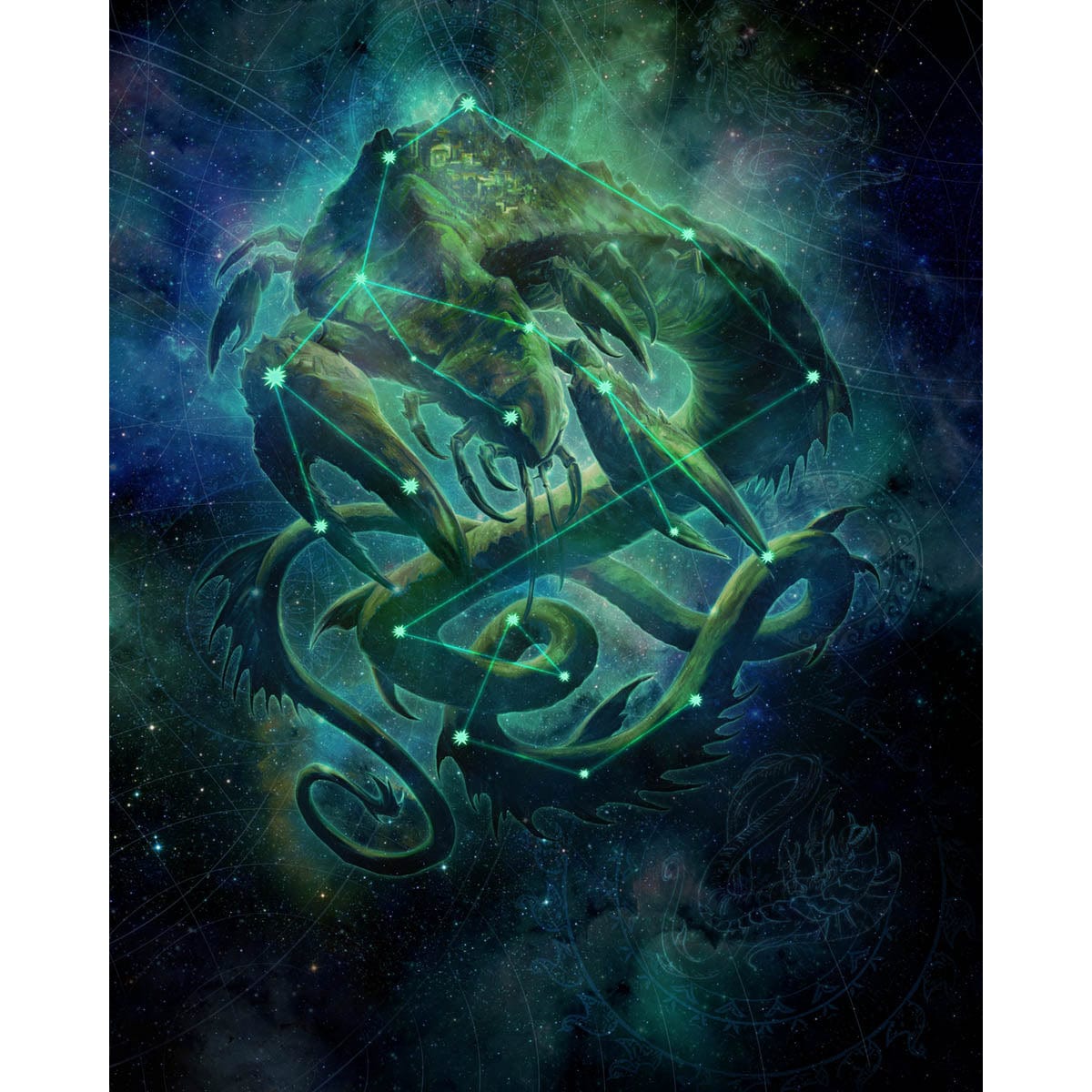 Arixmethes, Slumbering Isle Print