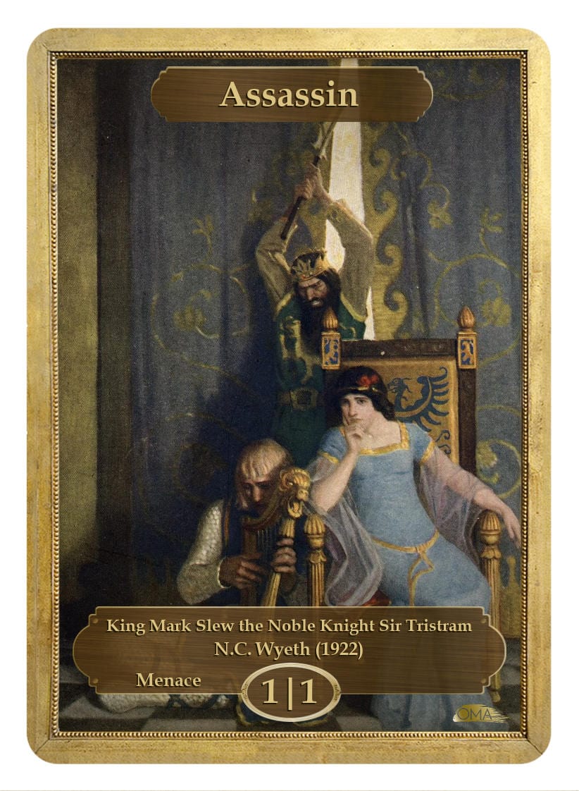 Assassin Token (1/1 - Menace) by N.C. Wyeth