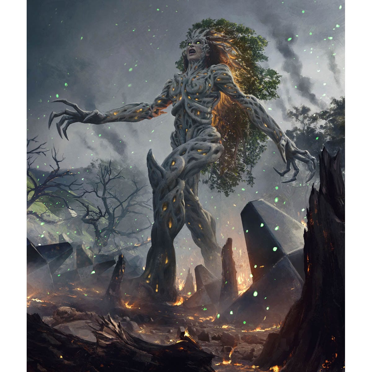 Titania, Gaea Incarnate Print - Original Magic Art
