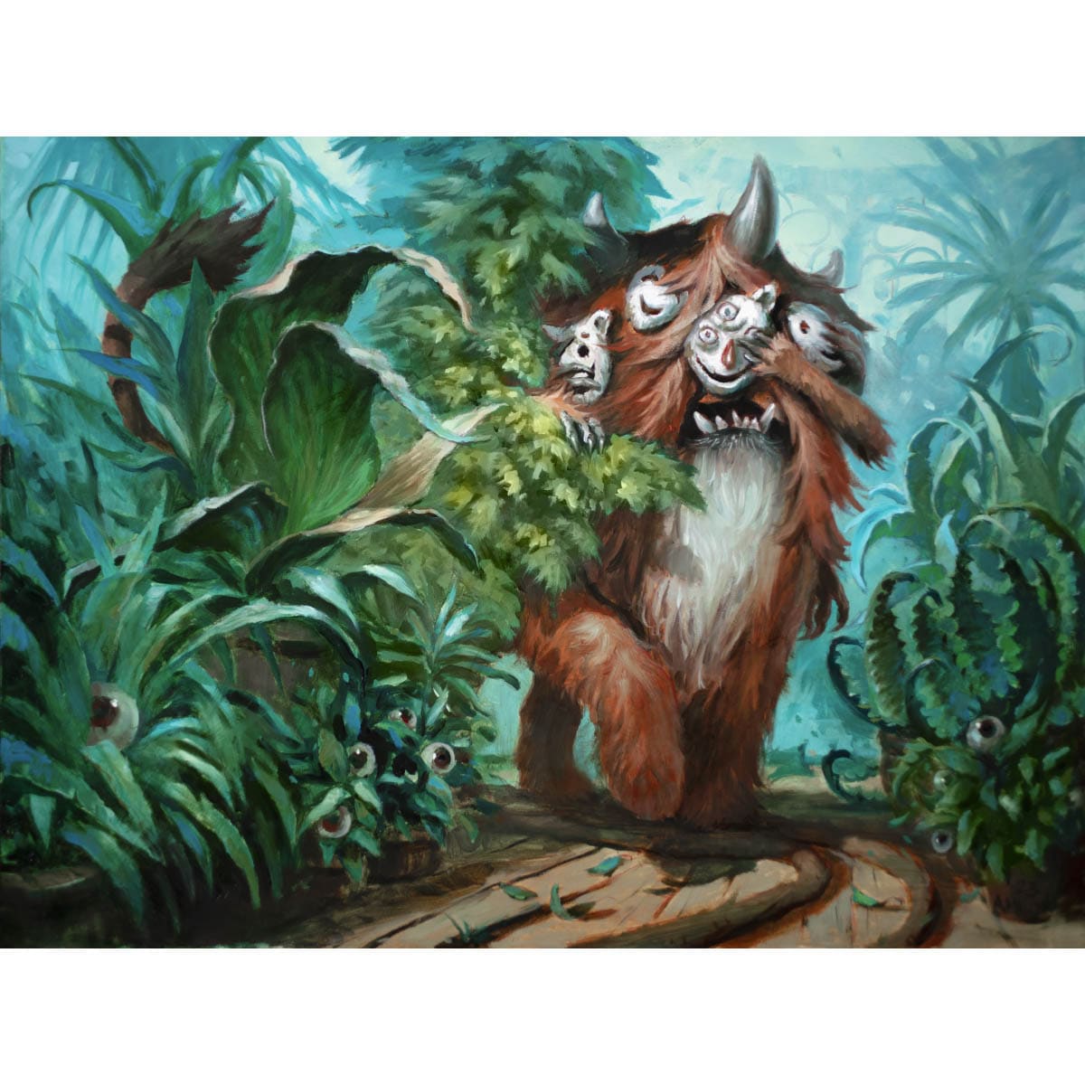Bashful Beastie Print