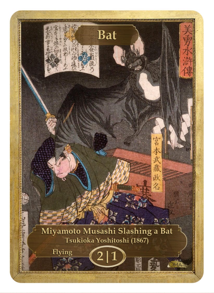 Bat Token (2/1 - Flying) by Tsukioka Yoshitoshi