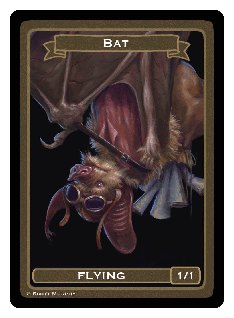 Bat Token (1/1 - Flying) by Scott Murphy