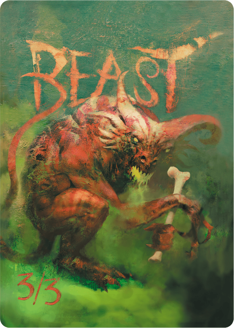 Beast Token (3/3) by Nils Hamm