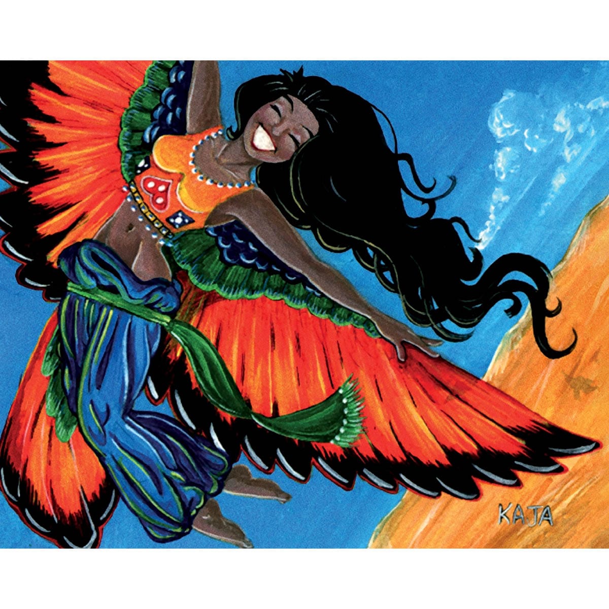 Bird Maiden Print