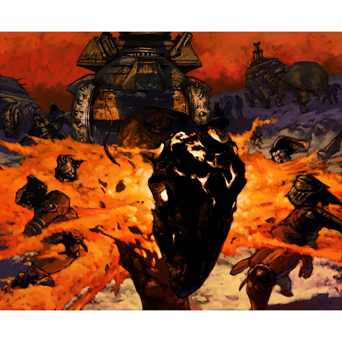 Bloodfire Infusion Print