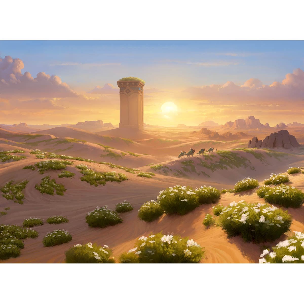 Blossoming Sands Print