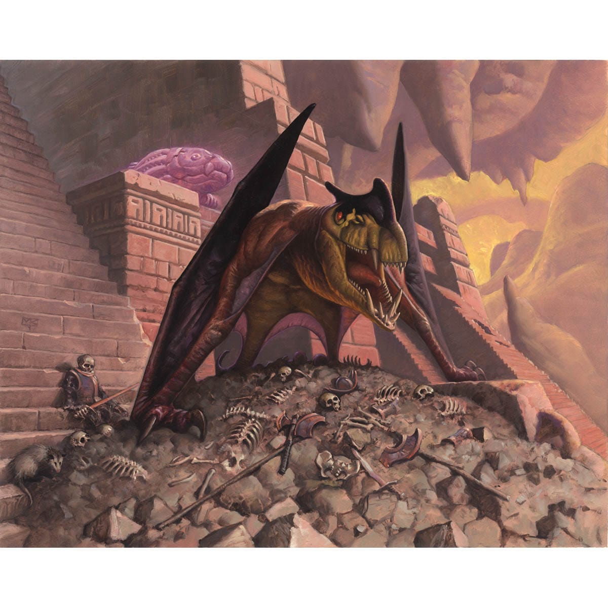 Bonehoard Dracosaur Print