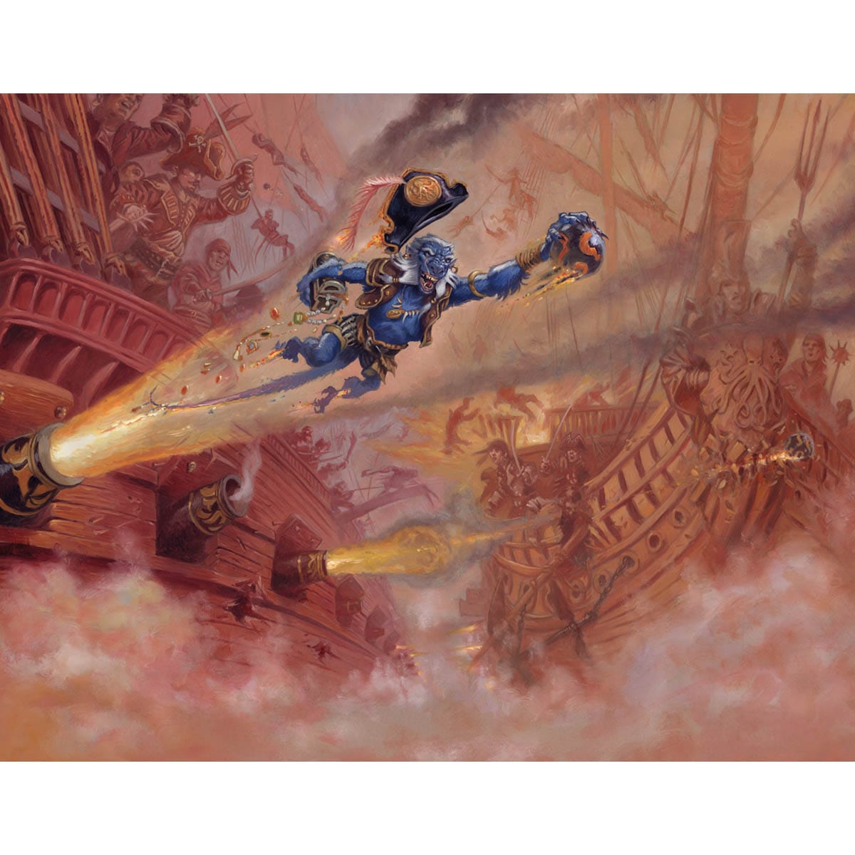 Brazen Cannonade Print