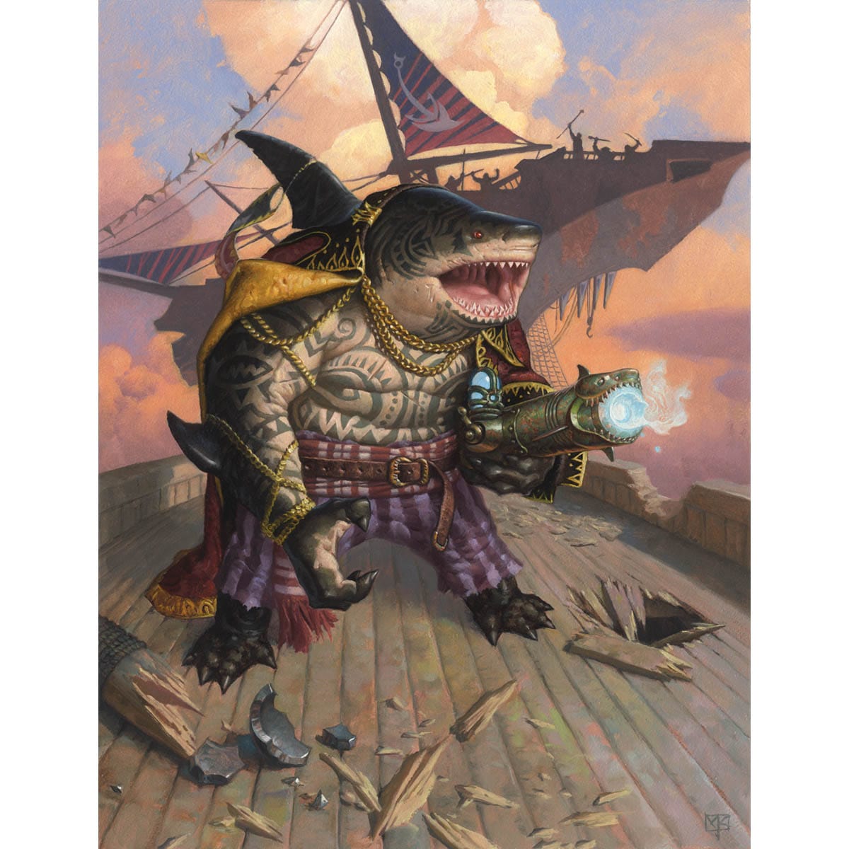 Captain Howler, Sea Scourge Print