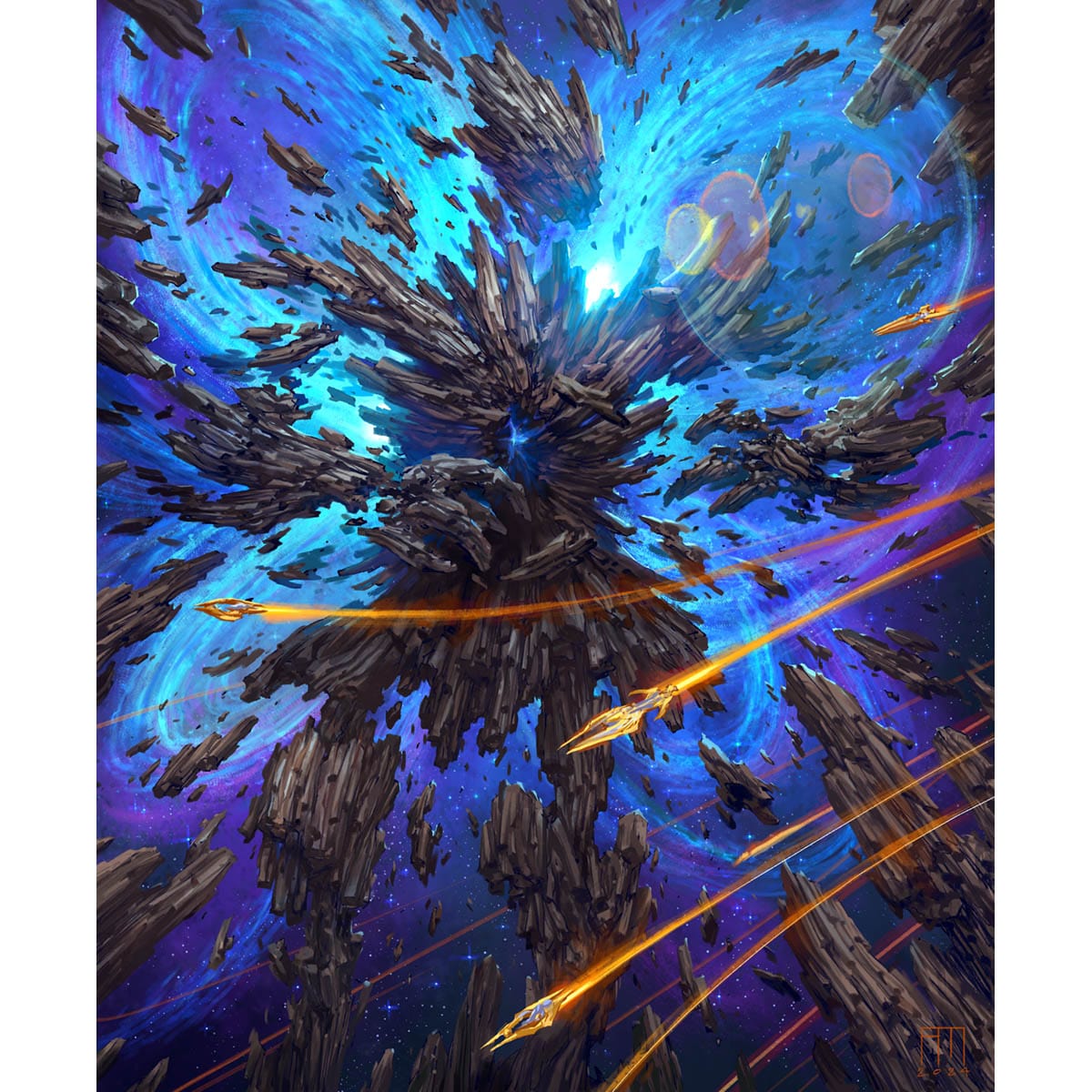 Celestial Colonnade Print