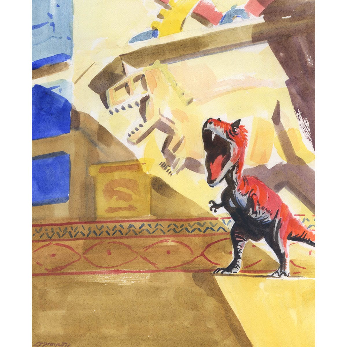 Belligerent Yearling Print