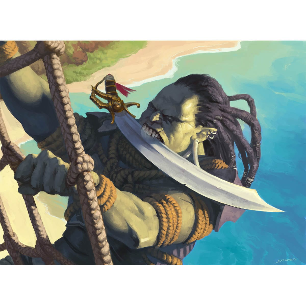 Fathom Fleet Boarder Print