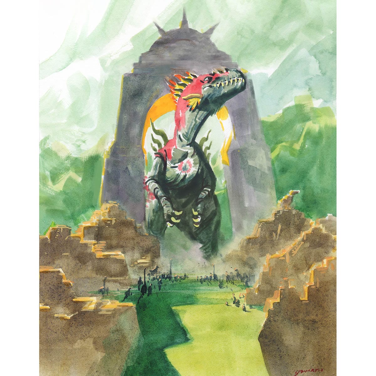 Gishath, Sun&#39;s Avatar Print