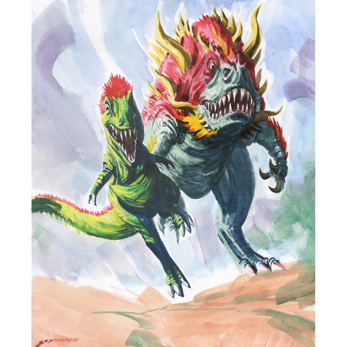 Itzquinth, Firstborn of Gishath Print