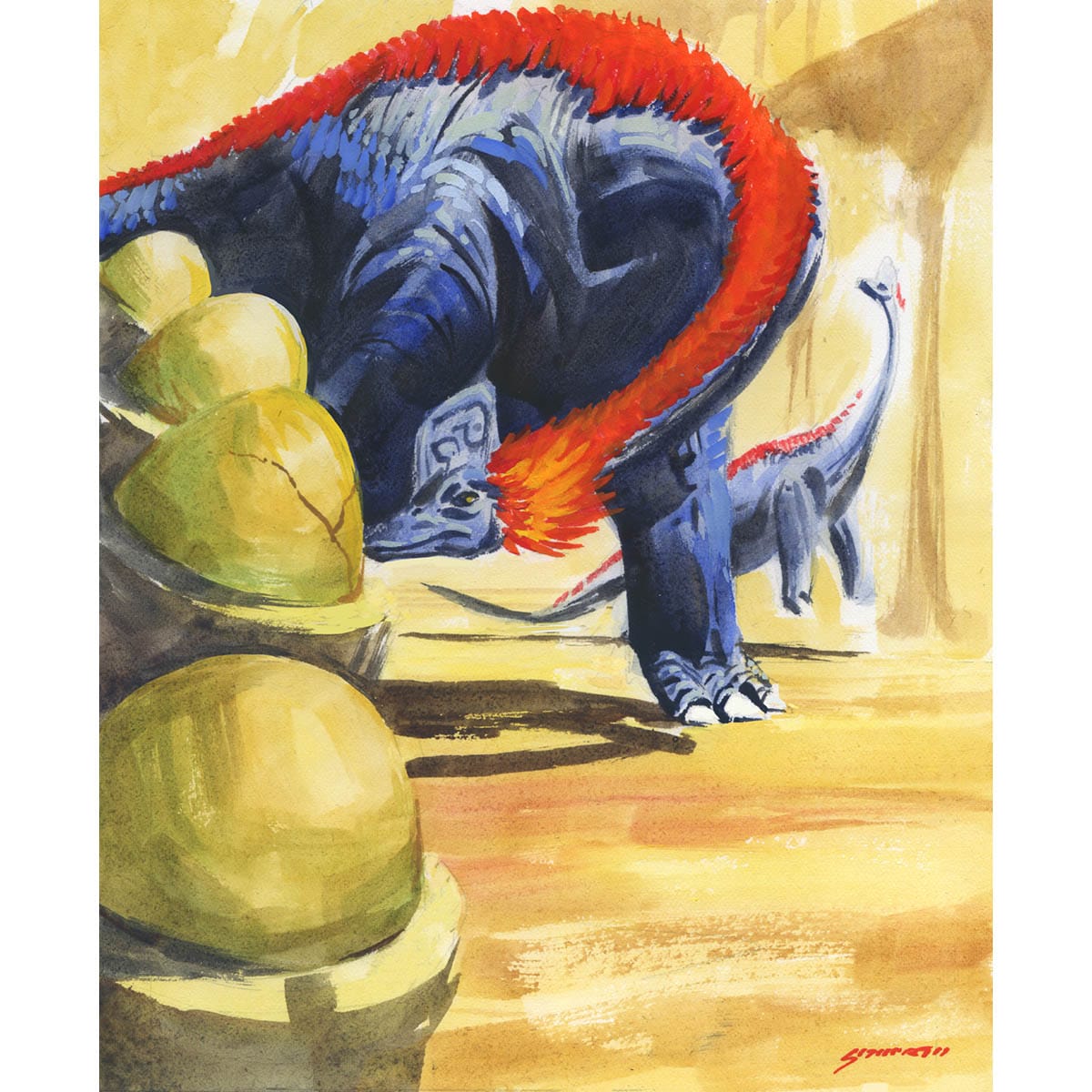 Palani's Hatcher Print