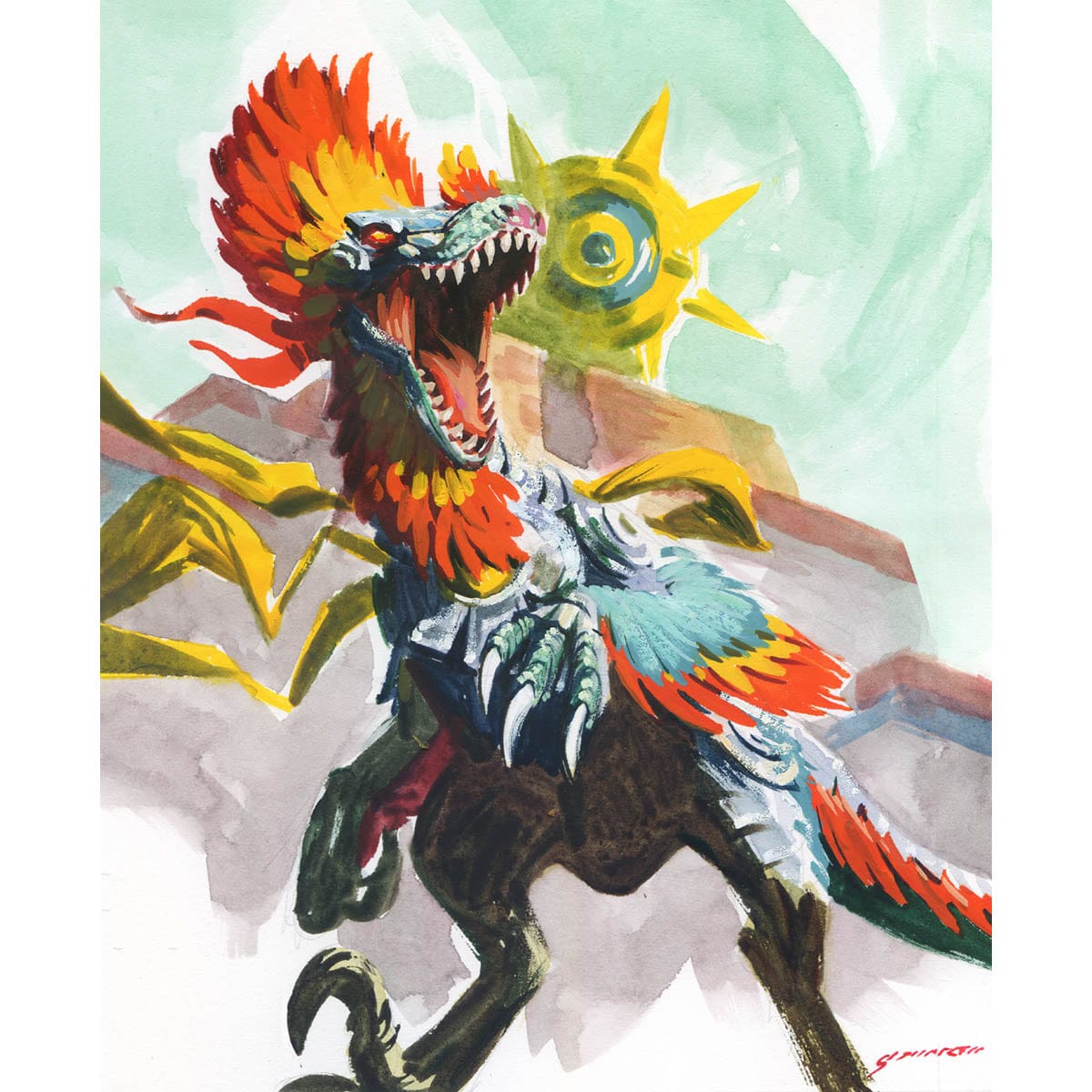 Pantlaza, Sun-Favored Print