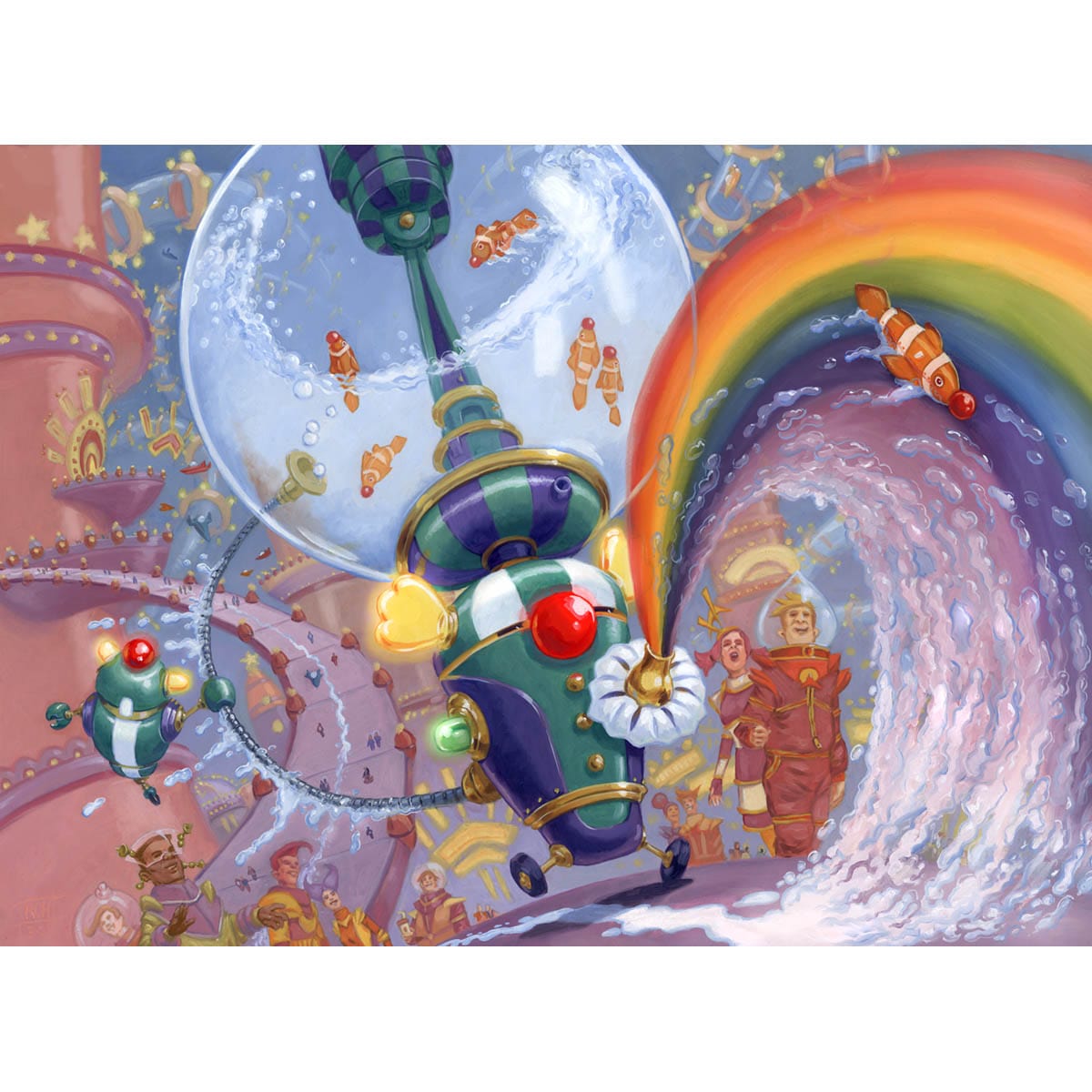 Clowning Around Print