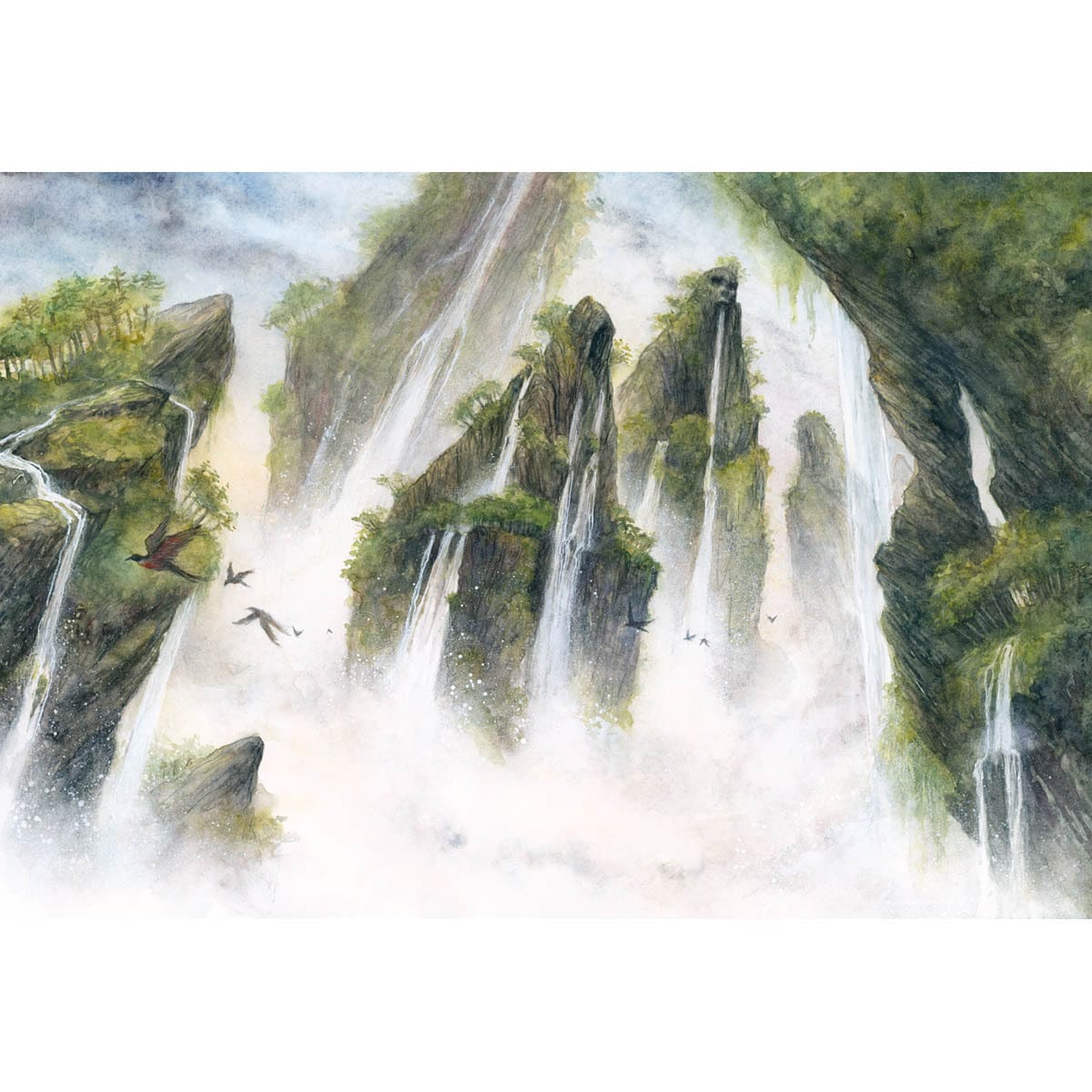 Ten Wizards Mountain Print
