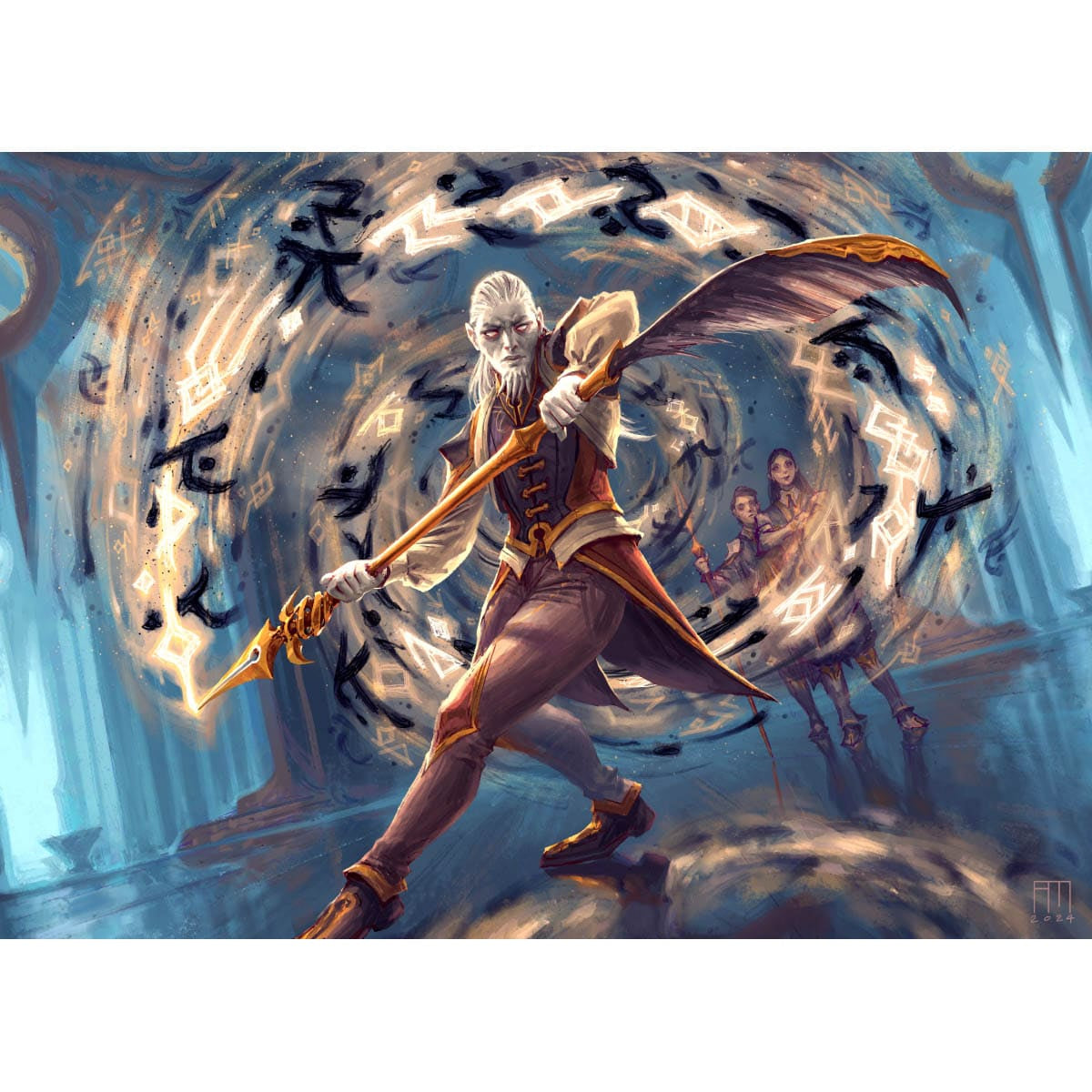 Conciliator's Duelist Print - Original Magic Art