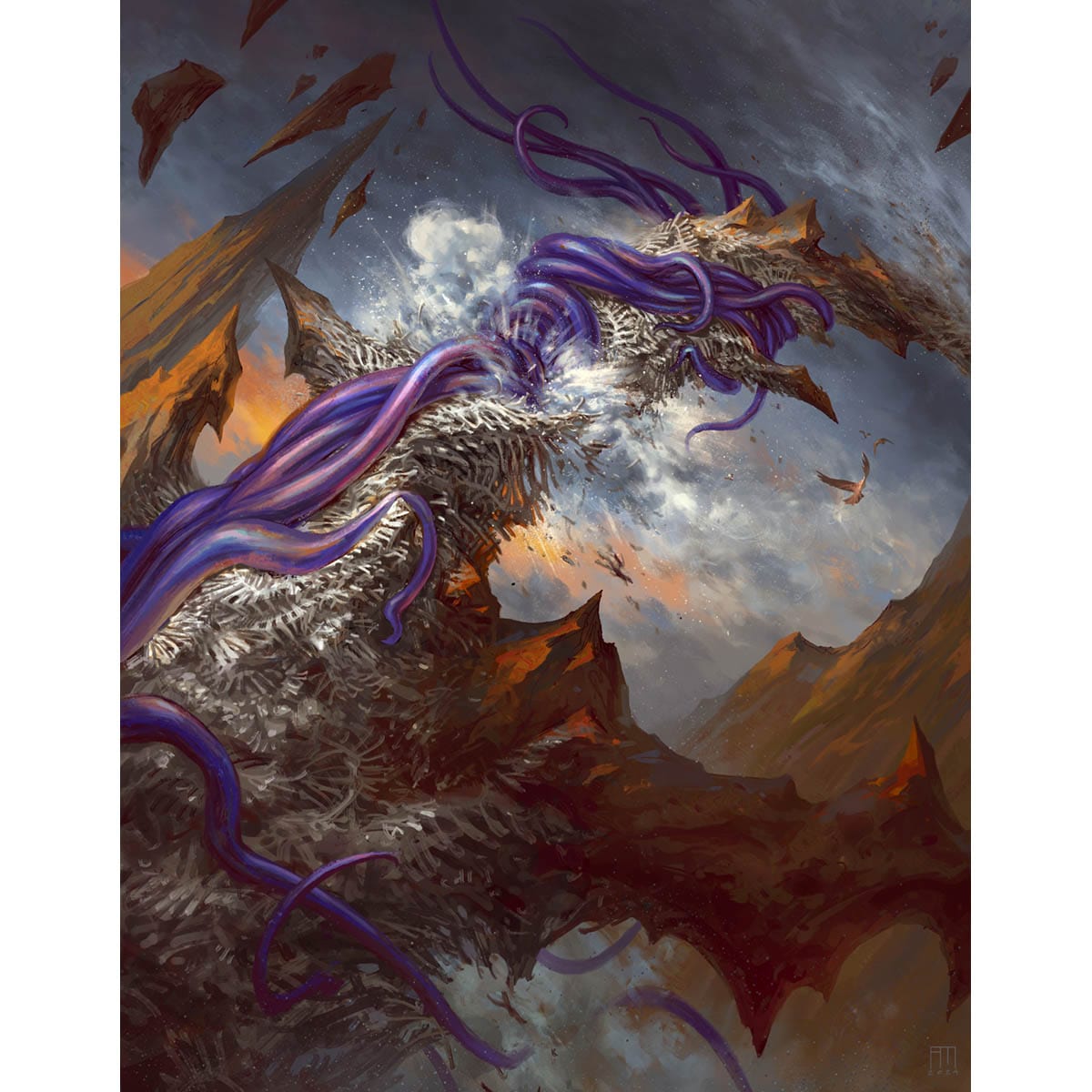 Crumble to Dust Print