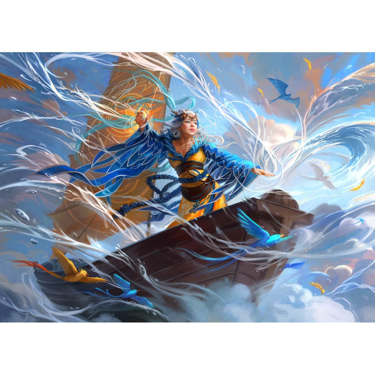 Mu Yanling, Wind Rider Print