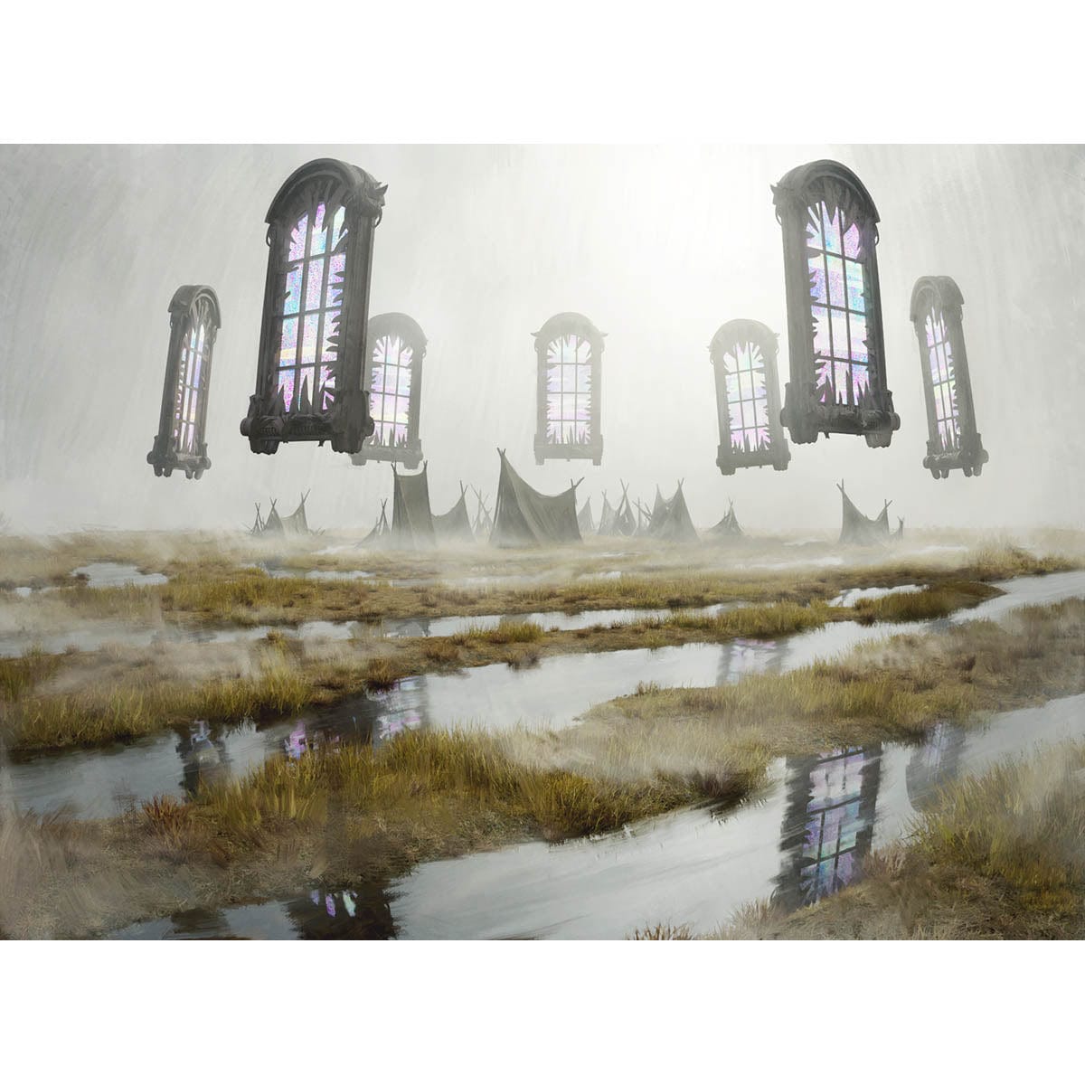 Abandoned Campground Print